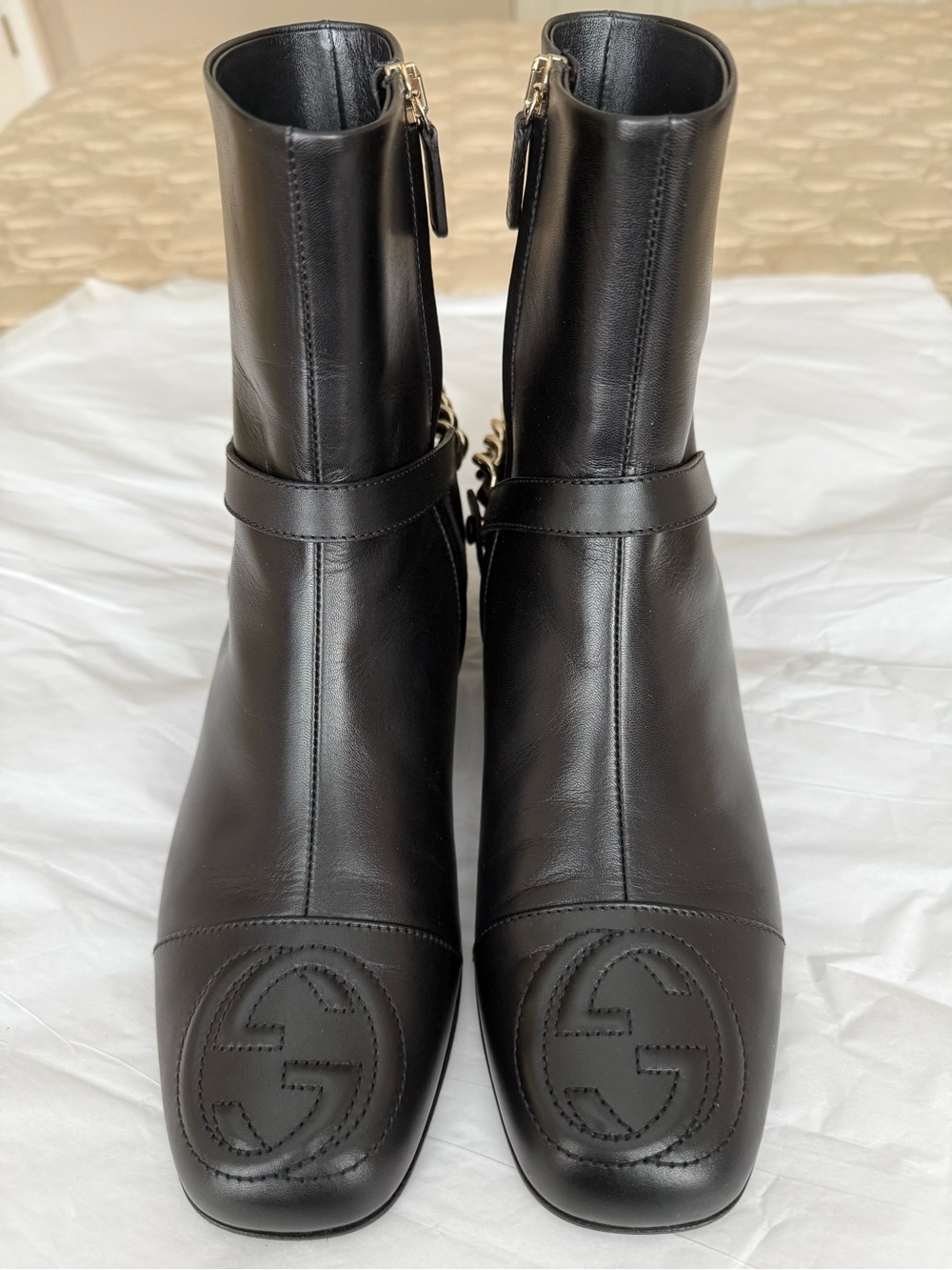 Authentic Gucci Calfskin Soho Boot